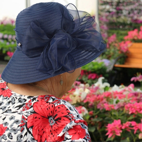 Lady Church Dress Cloche Hat S051 - Picture 3 of 4